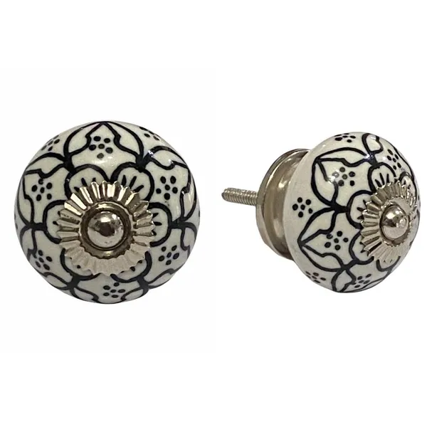 Pack_of_6_White_Ceramic_Door_Knobs_-_Silver_Finish_(_Size_1.75_Inch_,_)