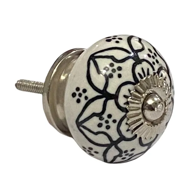 Pack_of_6_White_Ceramic_Door_Knobs_-_Silver_Finish_(_Size_1.75_Inch_,_)