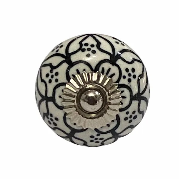 Pack_of_6_White_Ceramic_Door_Knobs_-_Silver_Finish_(_Size_1.75_Inch_,_)