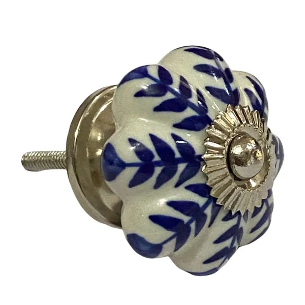 Pack_of_6_White_Ceramic_Door_Knobs_-_Silver_Finish_(_Size_1.75_Inch_,_)