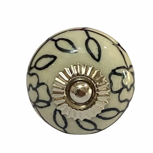 Pack_of_6_White_Ceramic_Door_Knobs_-_Silver_Finish_(_Size_1.75_Inch_,_)