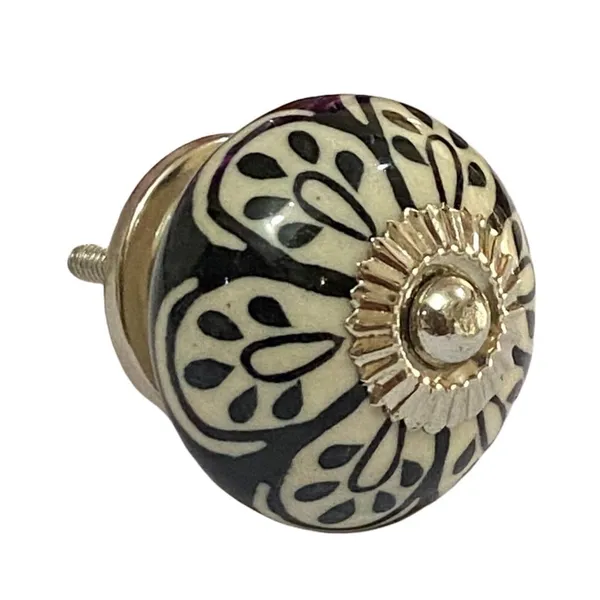 Pack_of_6_White_Ceramic_Door_Knobs_-_Silver_Finish_(_Size_1.75_Inch_,_)