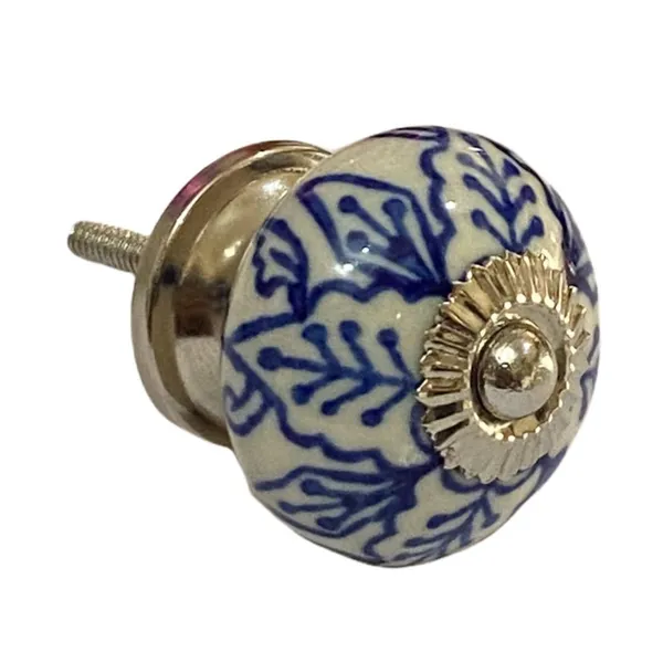 Pack_of_6_White_Ceramic_Door_Knobs_-_Silver_Finish_(_Size_1.75_Inch_,_)
