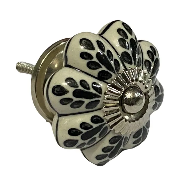 Pack_of_6_White_Ceramic_Door_Knobs_-_Silver_Finish_(_Size_1.75_Inch_,_)
