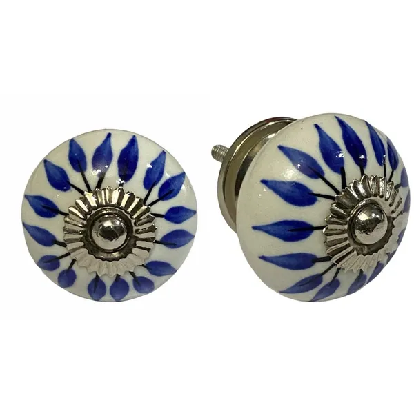 Pack_of_6_White_Ceramic_Door_Knobs_-_Silver_Finish_(_Size_1.75_Inch_,_)