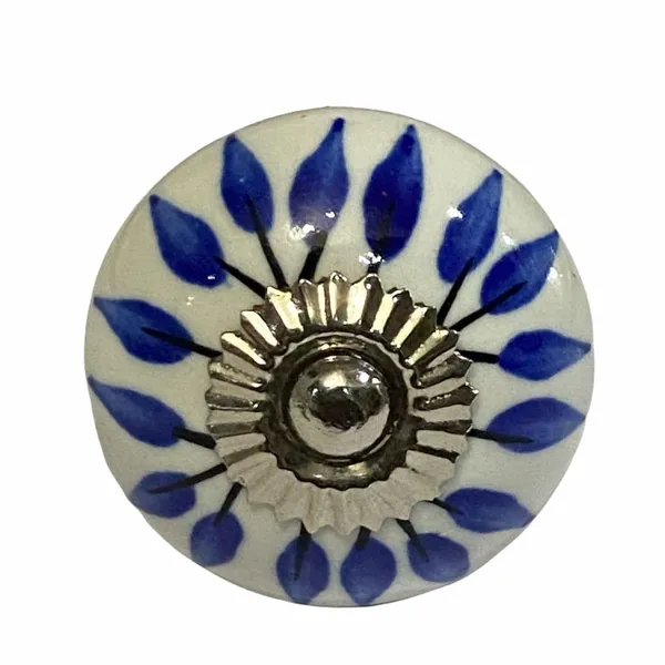 Pack_of_6_White_Ceramic_Door_Knobs_-_Silver_Finish_(_Size_1.75_Inch_,_)