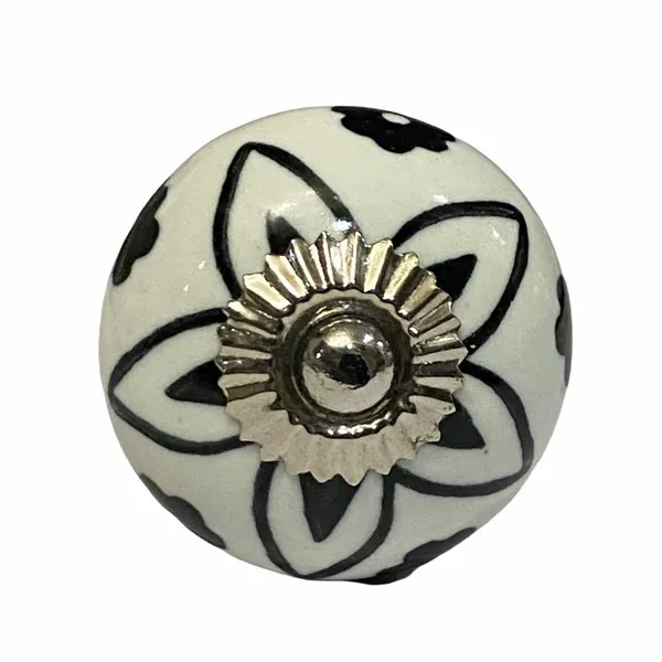 Pack_of_6_White_Ceramic_Door_Knobs_-_Silver_Finish_(_Size_1.75_Inch_,_)