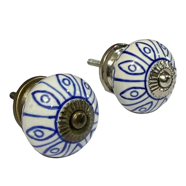 Pack_of_6_White_Ceramic_Door_Knobs_-_Silver_Finish_(_Size_1.75_Inch_,_)