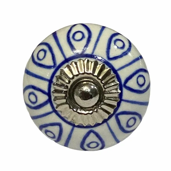 Pack_of_6_White_Ceramic_Door_Knobs_-_Silver_Finish_(_Size_1.75_Inch_,_)