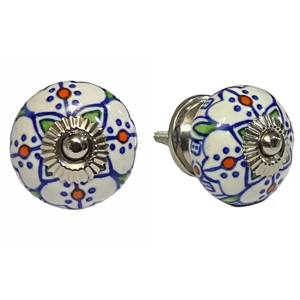 Pack_of_6_White_Ceramic_Door_Knobs_-_Silver_Finish_(_Size_1.75_Inch_,_)