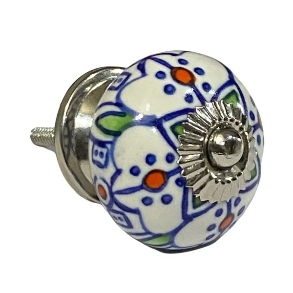 Pack_of_6_White_Ceramic_Door_Knobs_-_Silver_Finish_(_Size_1.75_Inch_,_)