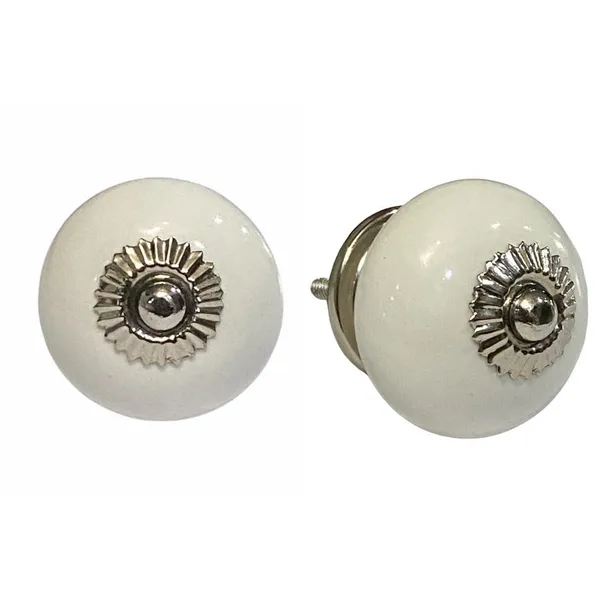 Pack_of_6_White_Ceramic_Door_Knobs_-_Silver_Finish_(_Size_1.75_Inch_,_)
