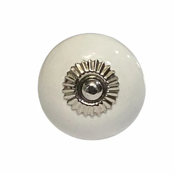 Pack_of_6_White_Ceramic_Door_Knobs_-_Silver_Finish_(_Size_1.75_Inch_,_)
