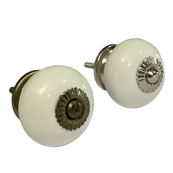 Pack_of_6_White_Ceramic_Door_Knobs_-_Silver_Finish_(_Size_1.75_Inch_,_)