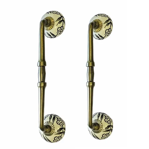 Ceramic_Door_Handle_Gold_Antique_Finish_-_(Size_8_Inch,_Hand_Painted)_-_Pack_Of_1