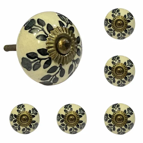 Pack_of_6_White_Ceramic_Door_Knobs_-_Gold_Antique_Finish_(Size_1.75_Inch,_)
