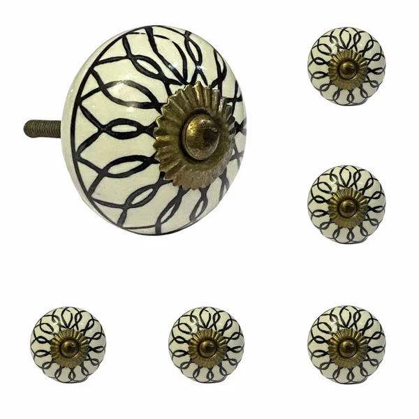 Pack_of_6_White_Ceramic_Door_Knobs_-_Gold_Antique_Finish_(Size_1.75_Inch,_)