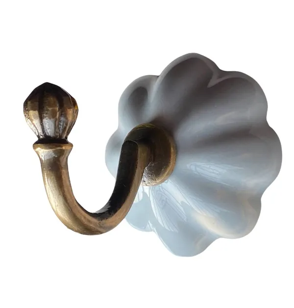 Pack_of_2_Grey_Ceramic_Metal_Wall_Hook_Hanging_Clothes_Hat_Coat_Robe_Hangers_Metal_Hook_Door_Hook_Wall_Mounted_Single_Hook_Hanger_-_Gold_Antique_(Size_3.5_Inch)_(Grey)