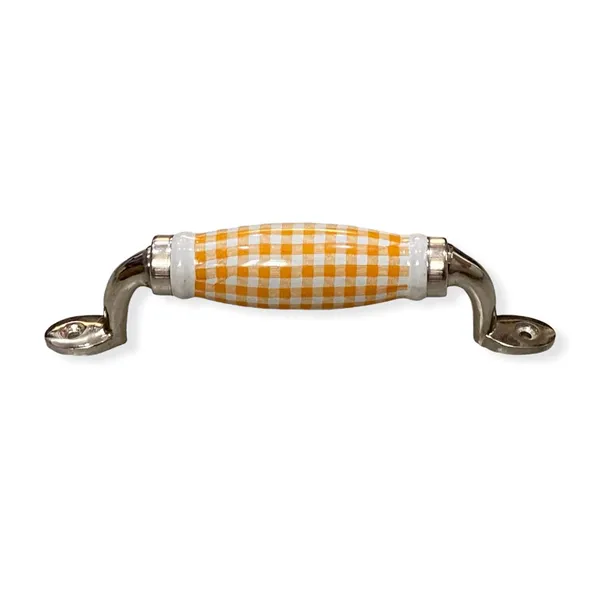 Ceramic_Door_Handle_Silver_Finish_-_(Size_6_Inch,_White_-_Yellow_Check)