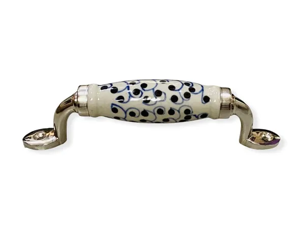Ceramic_Door_Handle_Silver_Finish_-_(Size_6_Inch,_Iovery_Hand_Painted)