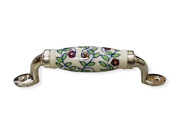 Ceramic_Door_Handle_Silver_Finish_-_(Size_6_Inch,_Iovery_Hand_Painted)