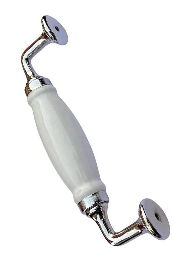 Plain_White_Ceramic_Door_Handle_Chrome_Finish_-_Scratch_Proof_100%_(Size_6_Inch)