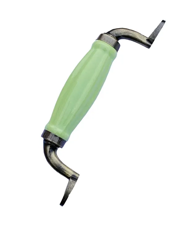 Green_Ceramic_Door_Handle_Gold_Antique_Finish_-_Scratch_Proof_100%_(Size_6_Inch)
