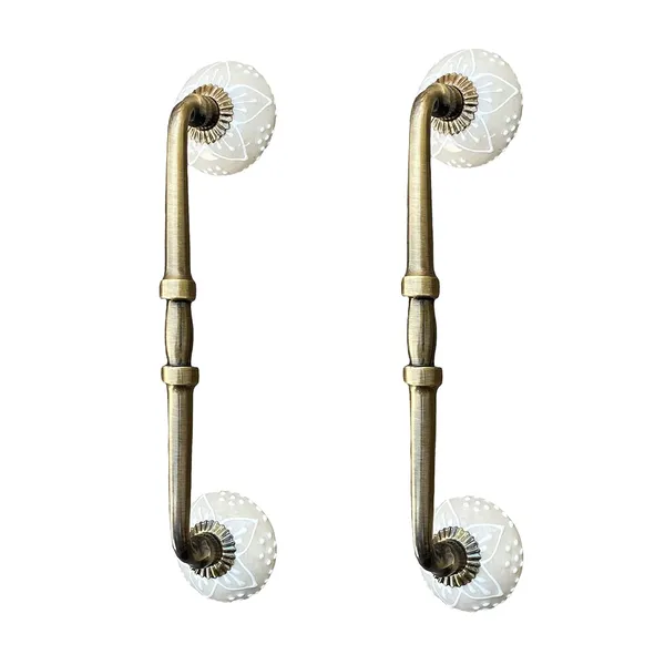 Ceramic_Door_Handle_Gold_Antique_Finish_-_(Size_10_Inch,_Hand_Painted)_-_Hole_To_Hole_8_Inch_(Pack_Of_1)