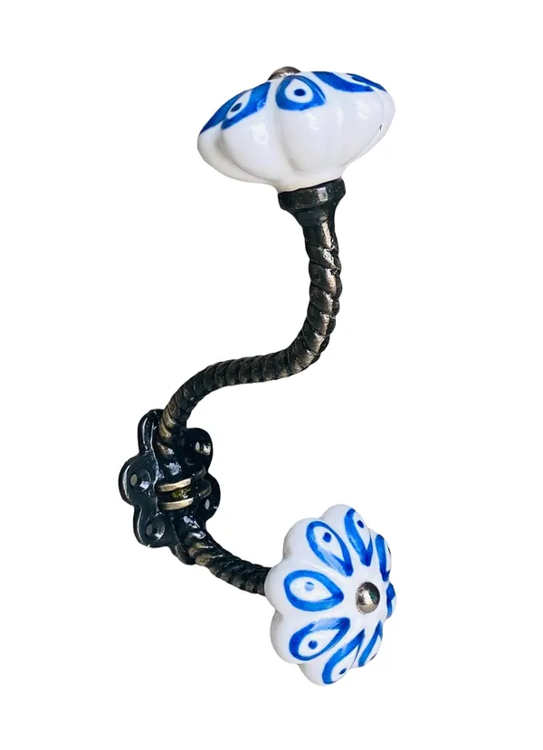 Pack_of_2__Ceramic_Metal_Wall_Hooks_Hanging_Clothes_Hat_Coat_Robe_Hangers_Metal_Hook_Door_Hook_Wall_Mounted_Single_Hook_Hanger_-_Gold_Antique_Finish_(Size_6_Inch,_White_Hand_Painted)