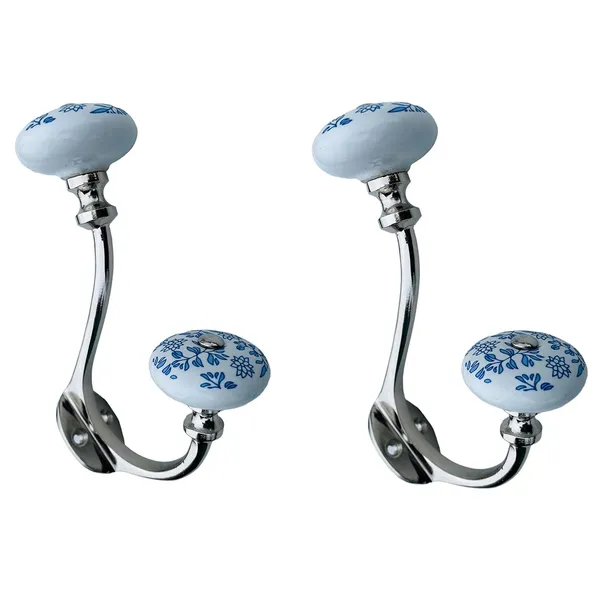 Pack_of_2_Silver_Ceramic_Metal_Wall_Hooks_Hanging_Clothes_Hat_Coat_Robe_Hangers_Metal_Hook_Door_Hook_Wall_Mounted_Single_Hook_Hanger_-_Silver_Finish_(Size_6_Inch,_White_Hand_Painted)