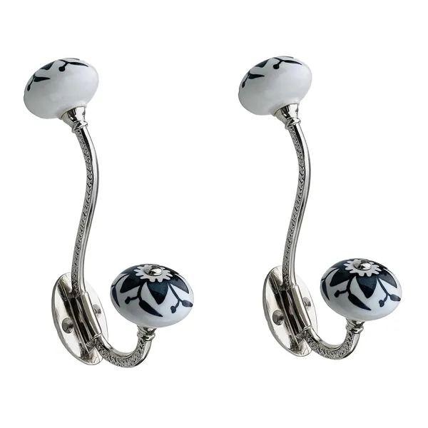 Pack_of_2_Silver_Ceramic_Metal_Wall_Hooks_Hanging_Clothes_Hat_Coat_Robe_Hangers_Metal_Hook_Door_Hook_Wall_Mounted_Single_Hook_Hanger_-_Silver_Finish_(Size_6_Inch,_White_Hand_Painted)