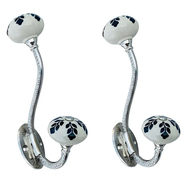 Pack_of_2_Silver_Ceramic_Metal_Wall_Hooks_Hanging_Clothes_Hat_Coat_Robe_Hangers_Metal_Hook_Door_Hook_Wall_Mounted_Single_Hook_Hanger_-_Silver_Finish_(Size_6_Inch,_White_Hand_Painted)