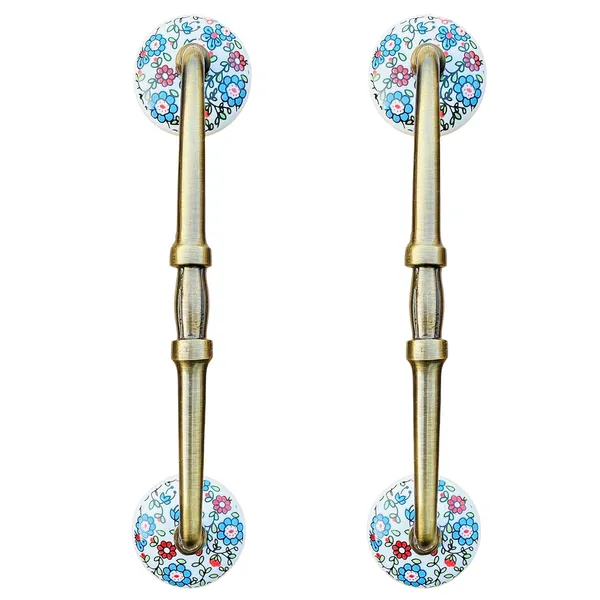 Ceramic_Door_Handle_Gold_Antique_Finish_-_(Size_10_Inch,_Hand_Painted)_-_Hole_To_Hole_8_Inch_(Pack_Of_1)