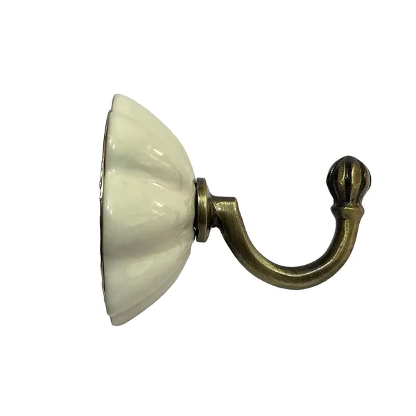 Pack_of_2_Cream_Ceramic_Metal_Wall_Hook_Hanging_Clothes_Hat_Coat_Robe_Hangers_Metal_Hook_Door_Hook_Wall_Mounted_Single_Hook_Hanger_-_Gold_Antique_(Size_3.5_Inch,_Cream)_(Cream)