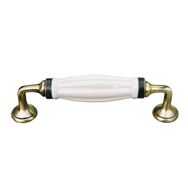 Cream_Melon_Ceramic_Door_Handle_Gold_Antique_Finish_-_Scratch_Proof_100%_(Size_6_Inch,_Cream_Melon)