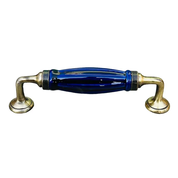Blue_Melon_Ceramic_Door_Handle_Gold_Antique_Finish_-_Scratch_Proof_100%_(Size_6_Inch,_Blue_Melon)