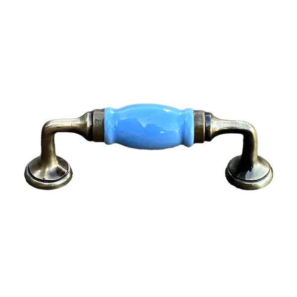 Sky_Blue_Ceramic_Door_Handle_Gold_Antique_Finish_-_(Size_5_Inch)_Pack_Of_1_(Sky_Blue)