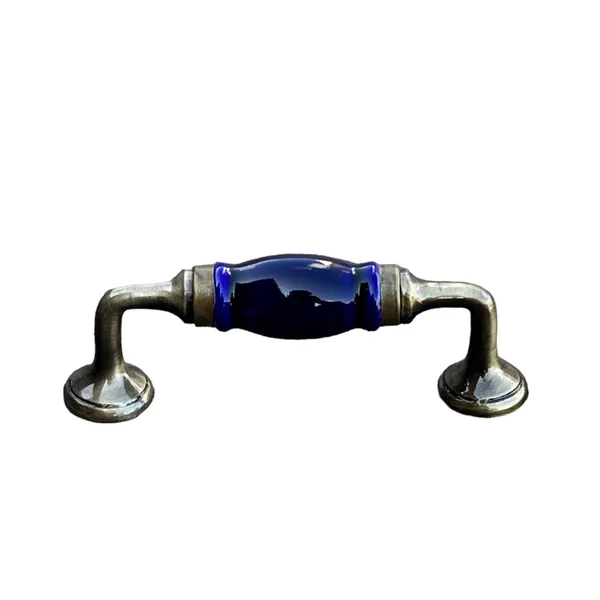 Blue_Ceramic_Door_Handle_Gold_Antique_Finish_-_(Size_5_Inch)_Pack_Of_1_(Blue)