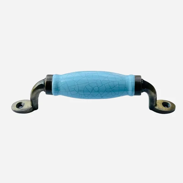 Crackle_Light_Sky_Blue_Ceramic_Door_Handle_Gold_Antique_Finish_-_Scratch_Proof_100%_(Size_6_Inch)_(Crackle_Light_Sky_Blue)