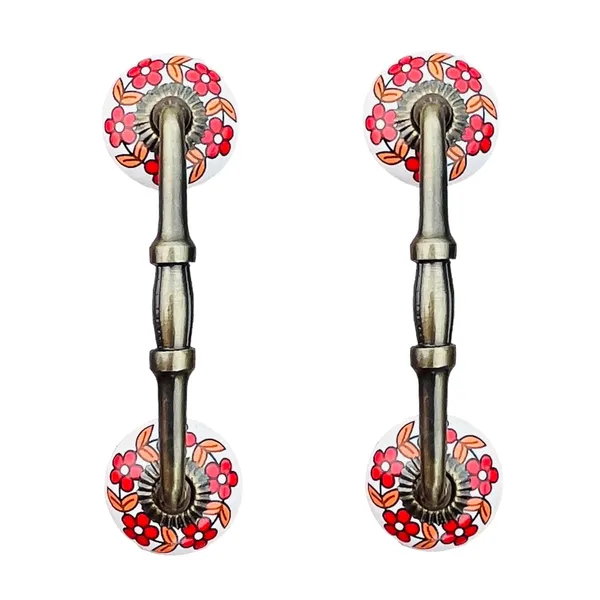 Ceramic_Door_Handle_Gold_Antique_Finish_-_(Size_6_Inch,_White_-_Flower_Hand_Painted)_-_(Pack_of_1)_(Hole_to_Hole_4_INCH)_(Design_3-4_INCH)