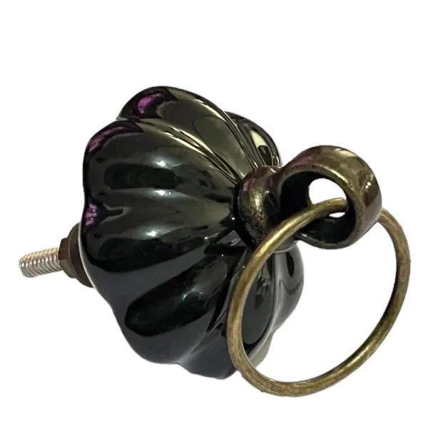 Pack_of_4_Black_Ceramic_Drawer_Knobs_For_Kitchen_Cabinet_Hardware_Door_Pulls-_Gold_Antique_Finish_(Size_1.75_Inch,_)