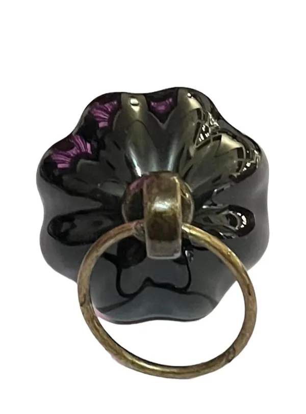 Pack_of_4_Black_Ceramic_Drawer_Knobs_For_Kitchen_Cabinet_Hardware_Door_Pulls-_Gold_Antique_Finish_(Size_1.75_Inch,_)
