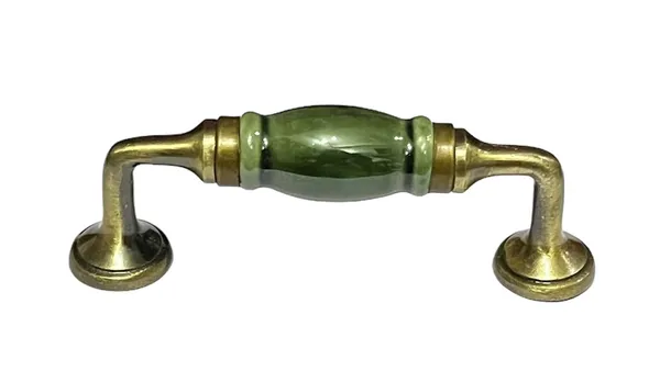 Pine_Green_Ceramic_Door_Handle_Gold_Antique_Finish_-_(Size_5_Inch)_Pack_Of_1_(Pine_Green)