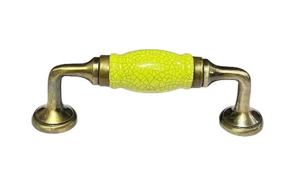 Crackle_Lemon_Ceramic_Door_Handle_Gold_Antique_Finish_-_(Size_5_Inch)_Pack_Of_1