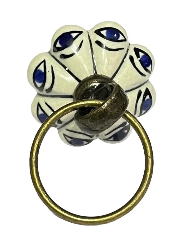 Pack_of_4_White_Ceramic_Drawer_Knobs_For_Kitchen_Cabinet_Hardware_Door_Pulls-_Gold_Antique_Finish_(Size_1.75_Inch,_)