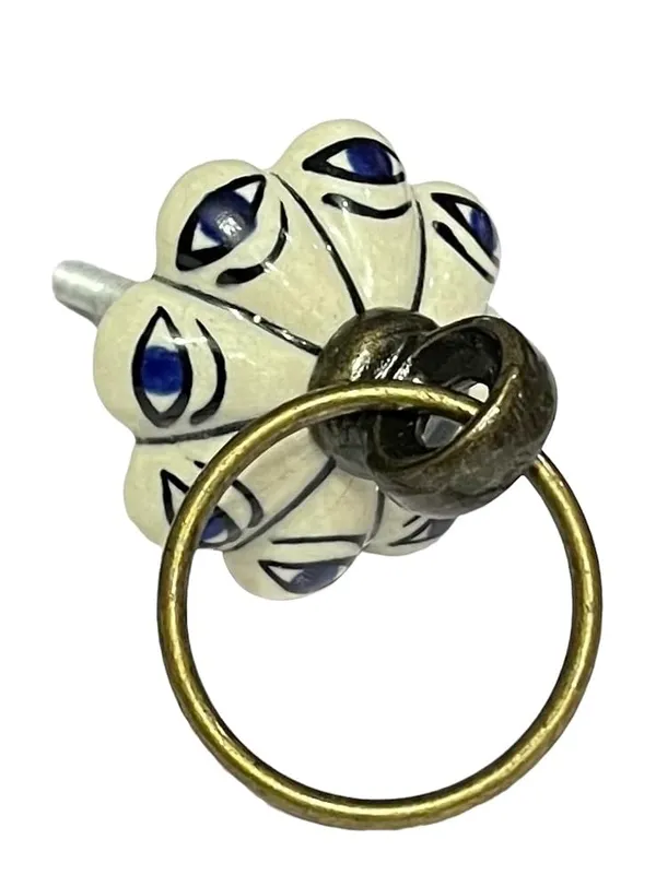Pack_of_4_White_Ceramic_Drawer_Knobs_For_Kitchen_Cabinet_Hardware_Door_Pulls-_Gold_Antique_Finish_(Size_1.75_Inch,_)
