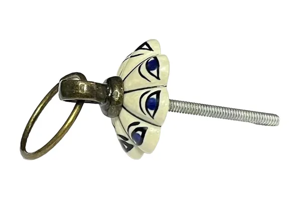 Pack_of_4_White_Ceramic_Drawer_Knobs_For_Kitchen_Cabinet_Hardware_Door_Pulls-_Gold_Antique_Finish_(Size_1.75_Inch,_)