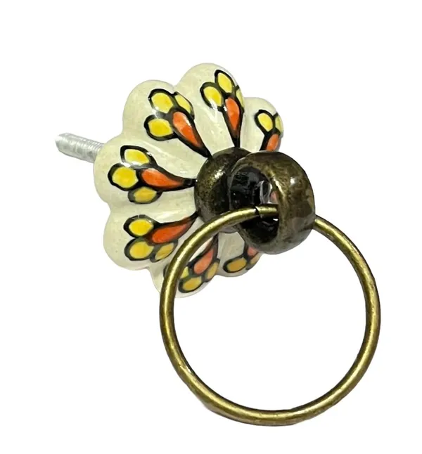 Pack_of_4_White_Ceramic_Drawer_Knobs_For_Kitchen_Cabinet_Hardware_Door_Pulls-_Gold_Antique_Finish_(Size_1.75_Inch,_)