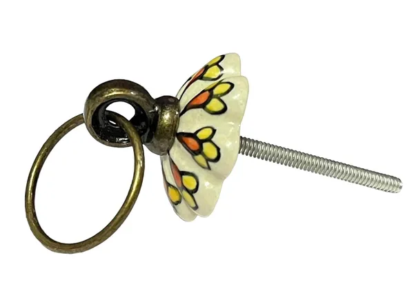 Pack_of_4_White_Ceramic_Drawer_Knobs_For_Kitchen_Cabinet_Hardware_Door_Pulls-_Gold_Antique_Finish_(Size_1.75_Inch,_)