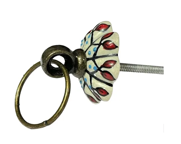 Pack_of_4_White_Ceramic_Drawer_Knobs_For_Kitchen_Cabinet_Hardware_Door_Pulls-_Gold_Antique_Finish_(Size_1.75_Inch,_)_Hand_Painted